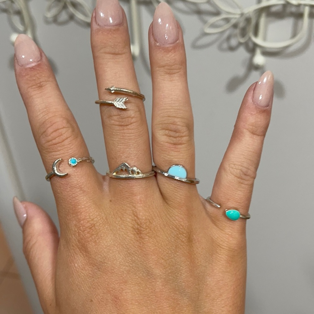 Set of 5 rings